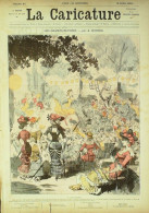La Caricature 1881 N°  81 Champs-Elysées Robida Barret Piquoiseau Loys Gino - Magazines - Before 1900