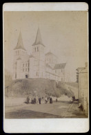 Photo Albuminée Circa 1890 église De Barentin Par Eugène Trévet Le Tréport  -- Z1 - Barentin