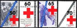 NETHERLANDS 1983 Mi. 1236A-39A. Red Cross. Set, MNH - Cruz Roja