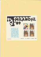 Francobolli - Erinnofilia - Milano'89 - Milanofil - - Erinnofilie