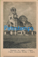 227561 BULGARIA SOPHIA THE CHURCH ALEXANDRE NEVSKY POSTAL POSTCARD - Bulgaria