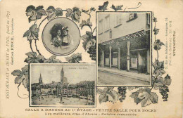 67 - Strasbourg - Restaurant Et Débit De Vins Fondé En 1875 - Multivues - CPA - Voir Scans Recto-Verso - Strasbourg