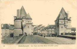 86 - Chatellerault - Les Tours Du Pont Henri IV - Animée - CPA - Voir Scans Recto-Verso - Chatellerault