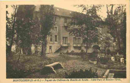 91 - Montgeron - Façade Du Château Du Moulin De Senlis - Coté Par Cet Rivière Yères - CPA - Voir Scans Recto-Verso - Montgeron