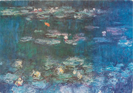 Art - Peinture - Claude Monet - Nymphéas - Reflets Verts, Le Matin - CPM - Voir Scans Recto-Verso - Malerei & Gemälde