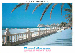 Espagne - Espana - Comunidad Valenciana - Benidorm - Playa Poniente - Plage - CPM - Voir Scans Recto-Verso - Alicante