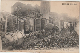 Aisne : SOISSONS : Distillerie  De  Vauxrot , Incendiée Par Les  Allemands - Soissons