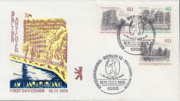 Berlin Mi.578-580 - FDC Berlin - Ansichten - Landwehrkanal - Belvedere - Lichtenrade - 1971-1980