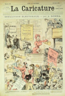 La Caricature 1881 N°  86 ébulition électorale Robida Tunisie Nos Marins Gino - Magazines - Before 1900