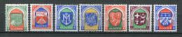 26453 Algérie N°337/7F** Armoiries De Villes  1956-58  TB/TTB - Unused Stamps