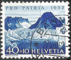 Schweiz Suisse Pro Patria 1952 "Märjelensee" Zu WII 60 Mi 574 Yv 525 Voll-⊙ BAHNPOST 27.VII.52 AMBULANT (Zu CHF 12.00) - Gebraucht