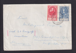 1952 - UPU-Kongress Brüssel - Delegiertenbrief Mit Sonderstempel Und Passender Frankatur - UPU (Union Postale Universelle)