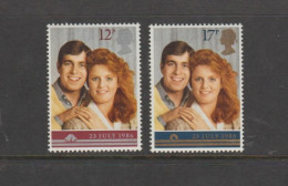 Great Britain 1986 Royal Wedding Prince Andrew And Lady Sarah Fergusson MNH ** - Royalties, Royals