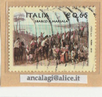 USATI ITALIA 2010 - Ref.1155B "SPEDIZIONE DEI MILLE" 1 Val. € 0,65 - - 2001-10: Usados