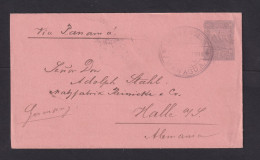 1894 - 10 C. Ganzsache Ab Managua Nach Deutschland - Nicaragua
