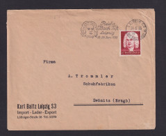 1935 - 12 Pf. Bach Auf Brief Mit Passendem Maschinenstempel Leipzig Reichs-Bach-Fest... - Muziek