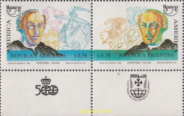 729921 MNH ARGENTINA 1992 AMERICA-UPAEP 1992 - V CENTENARIO DEL DESCUBRIMIENTO - Nuevos