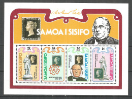 Samoa 1979 Mint Block MNH (**) Rowland Hill - Samoa (Staat)