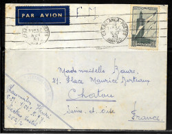 C497 - FRANCHISE MILITAIRE DU SP 552 - N° PA 43 SUR LETTRE DE CASABLANCA DU 19/11/39 - Cartas & Documentos