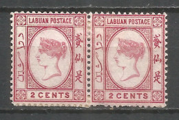 Labuan - North Borneo 1892 Mint Stamps No Gum - Borneo Septentrional (...-1963)