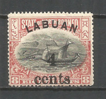 Labuan - North Borneo 1899 Mint Stamp MLH - North Borneo (...-1963)