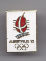 Pin's Alberville 92 Jeux Olympiques Ski Skieur Réf 4186 - Olympische Spiele