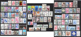 France - Lot De 100 Timbres Oblitérés Compris Entre 1954 Et 1985 - Andere & Zonder Classificatie