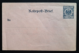 Rohrpost-Umschlag 1893 RU3 Ungebraucht - Briefkaarten