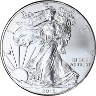 États-Unis, 1 Dollar, 1 Oz, Silver Eagle, 2012, Philadelphie, Argent, FDC - Argent