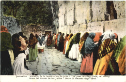 Jerusalem - The Jews Wailing Place - Judaika - Palestina