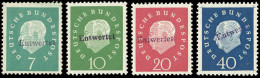 Bundesrepublik Deutschland, 1959, 302-05 Y, Postfrisch - Sonstige & Ohne Zuordnung