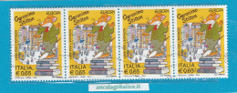 USATI ITALIA 2010 - Ref.1156B "EUROPA: Geronimo Stilton" 4 Val. In Striscia - - 2001-10: Afgestempeld