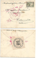 Bulgaria Balcanique Bank CV Sofia 8mar1918 To Hospital Medician In Bohmen Censor Seal WIEN - Covers & Documents