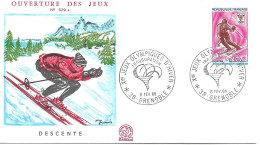 FRANCE 1968 - YT 1547 - Xe Jeux Olympiques D'Hiver Grenoble 1968 - INAUGURATION - 06.02.1968 - 1960-1969