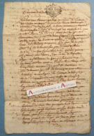 ● Généralité De Pau 1736 Pierre De Larrouy De Lasseube Marie De Laborde D'Escoubet Acte Manuscrit Cachet Basses Pyrénées - Matasellos Generales