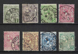 MONACO 1891-94:  Lot D'obl. - Used Stamps