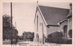 Colombes - Eglise Sainte Marie Des Vallees - Rue Du Souvenir   - CPA °J - Colombes