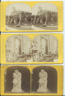 PHOTOS STÉRÉOSCOPIQUES - PARIS - EXPOSITION UNIVERSELLE DE 1867- Lot De 3 Vues - Photos Stéréoscopiques