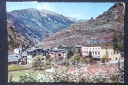 ► Cpsm ANDORRE  Les TENNIS à ORDINO - Timbre Verso 1956 12 F - Andorra