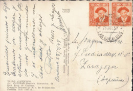 1957.Las Escaldes Dirijida A España - Storia Postale