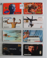 LOT DE 8 TELECARTES AVEC SA FEUILLE DE CLASSEMENT - Collections