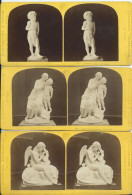 PHOTOS STÉRÉOSCOPIQUES - PARIS - EXPOSITION UNIVERSELLE DE 1867- Lot De 3 Vues - Stereoscopic