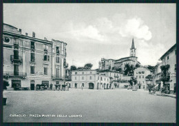 Cuneo Caraglio Piazza Martiri Della Libertà FG Cartolina MZ1326 - Cuneo