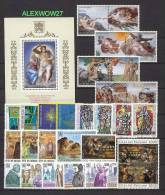 Vaticano / Vatican City  1994 -- Annata Completa  + 1 BF--- Complete Years ** MNH / VF - Années Complètes