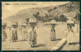 Salerno Amalfi Costumi Portatrici Di Aranci Cartolina MX1280 - Salerno