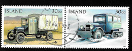 1992 Post Cars  Michel IS 770 - 771 Stamp Number IS 758 - 759 Yvert Et Tellier IS 723 - 724 Used - Oblitérés