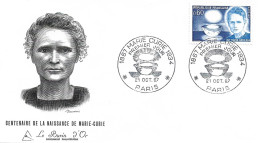 FRANCE 1967 - YT 1533 - Marie CURIE - Centenaire De Sa Naissance - 21.10.1967 - 1960-1969