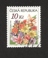 Czech Republic 2006 ⊙ Mi 457 Sc 3295 Flowers Congratulation Bouquet. Tschechische Republik. C4 - Gebruikt