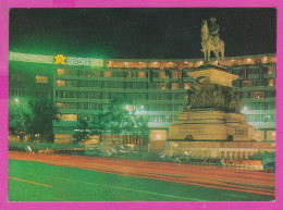 311294 / Bulgaria - Sofia - Illuminate  Monument To The Tsar Liberator , Grand Hotel Sofia , 1982 PC Septemvri Bulgarie - Monumenti