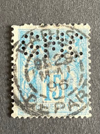 FRANCE G N° 101 Sage GMC 95 Indice 3 Perforé Perforés Perfins Perfin Superbe ! - Andere & Zonder Classificatie